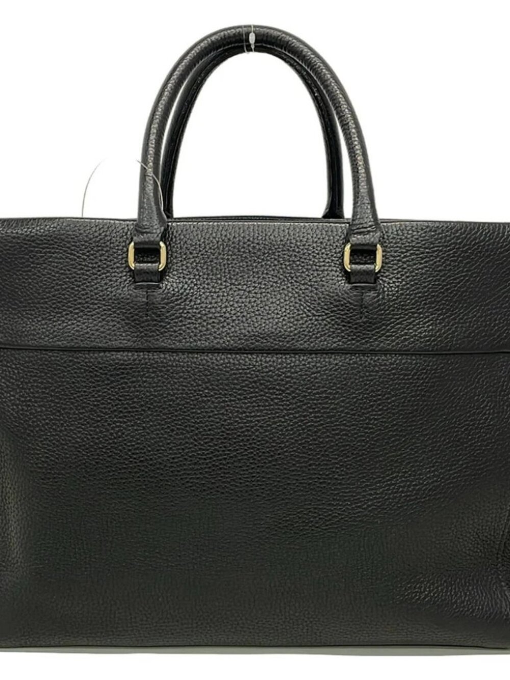 Accessoires De Mademoiselle (ADMJ) Black Gray Beige Leather Fur Tote Bag - Picture 3 of 10